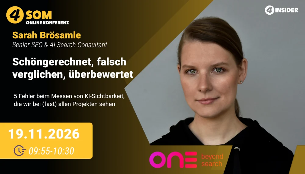 Sarah at SOM Online Konferenz